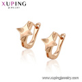 96380 xuping populaires conceptions d&#39;or de vente chaude avec boucle d&#39;oreille en forme d&#39;étoile